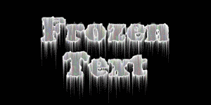 Frozen Text Photoshop Tutorial Step 9