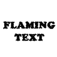Flaming Text Step 2