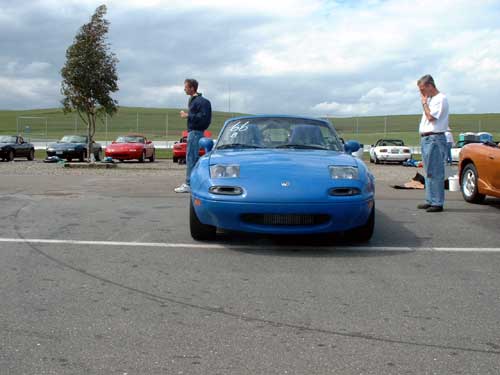 Miatas at Thunderhill