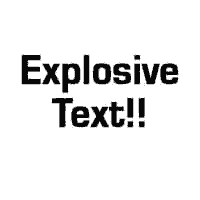 Explosive Text Photoshop Tutorial Step 1